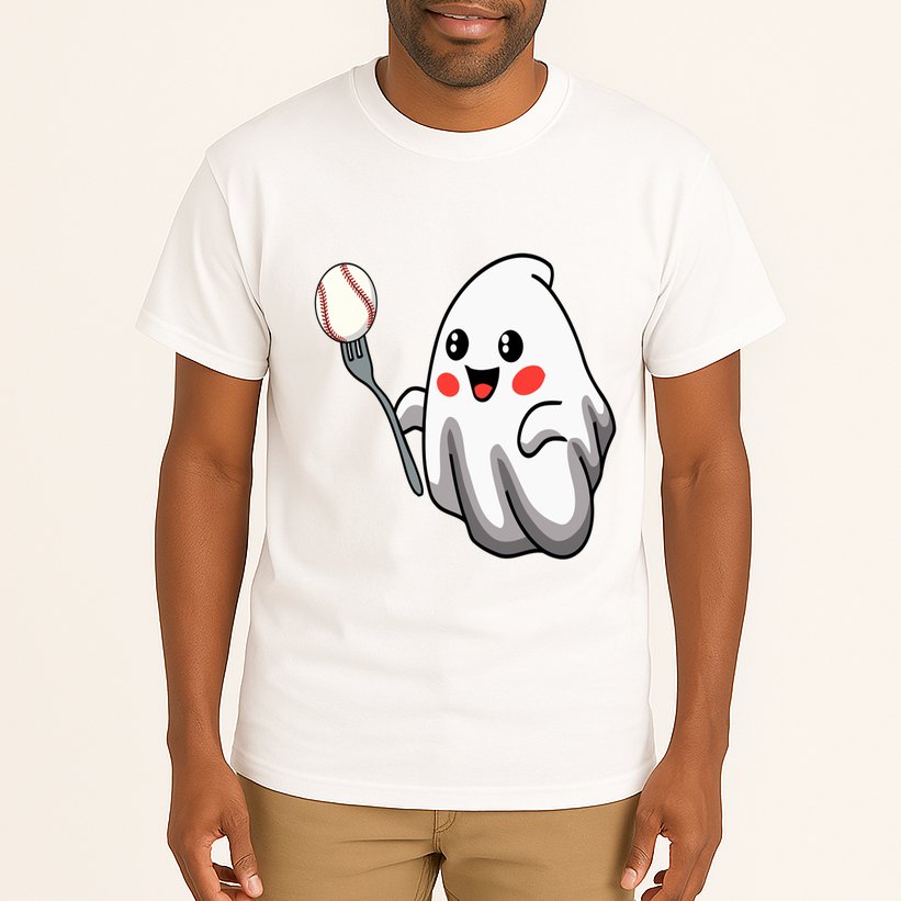 Ghost Forkball Baseball Pitch Fork Ball Strikeout Pitcher Tall T-Shirt
