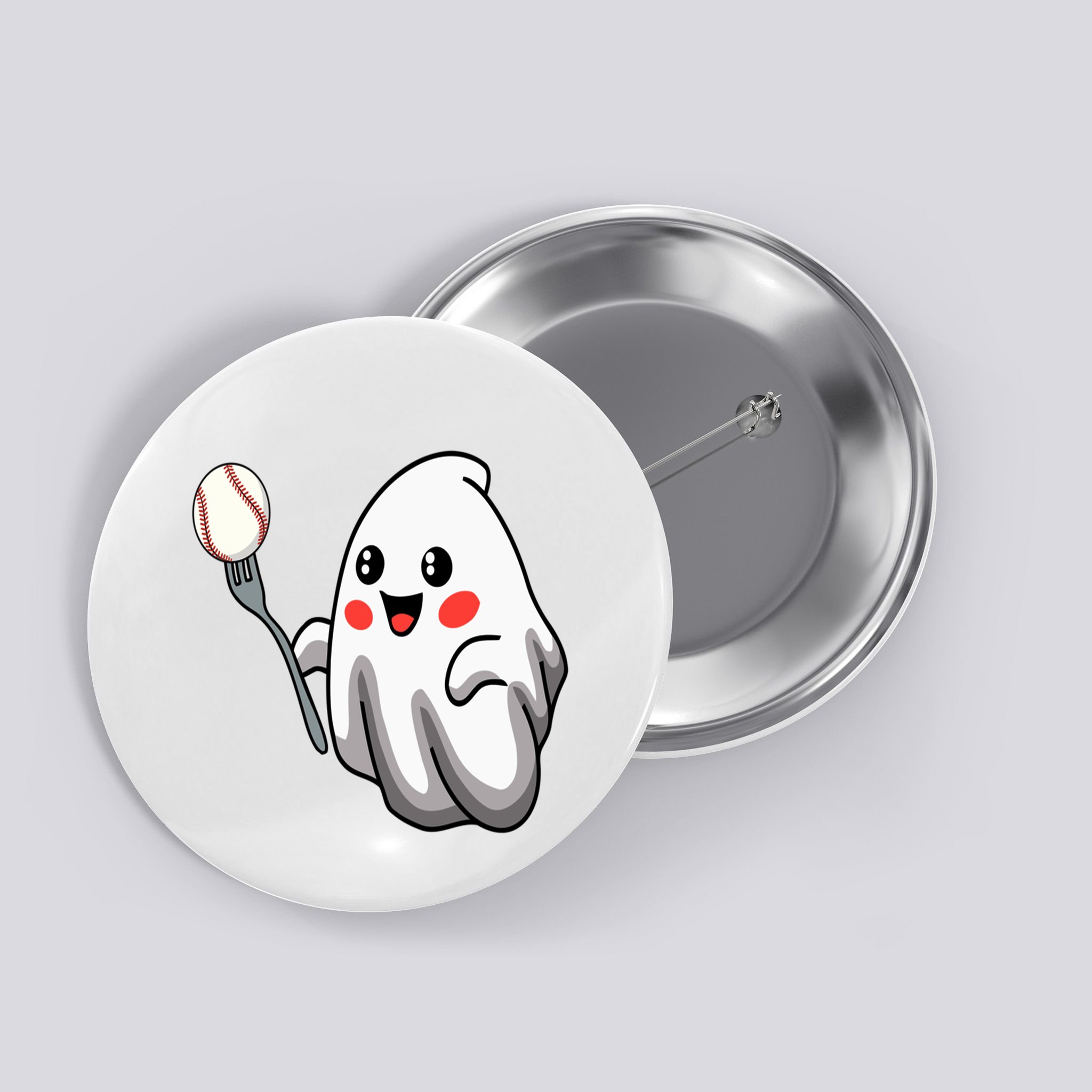 Ghost Forkball Baseball Pitch Fork Ball Strikeout Pitcher Button