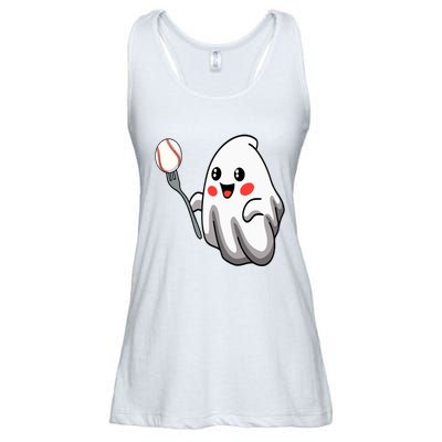 Ghost Forkball Baseball Pitch Fork Ball Strikeout Pitcher Ladies Essential Flowy Tank