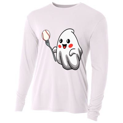 Ghost Forkball Baseball Pitch Fork Ball Strikeout Pitcher Cooling Performance Long Sleeve Crew