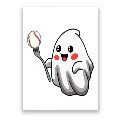Ghost Forkball Baseball Pitch Fork Ball Strikeout Pitcher Poster