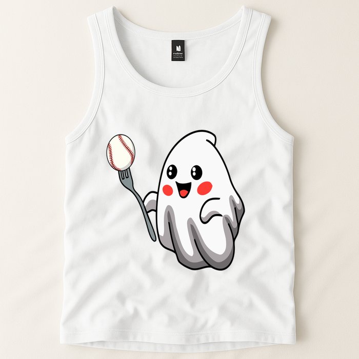 Ghost Forkball Baseball Pitch Fork Ball Strikeout Pitcher Tank Top
