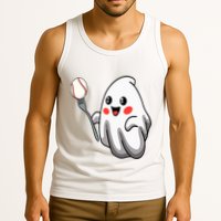 Ghost Forkball Baseball Pitch Fork Ball Strikeout Pitcher Tank Top