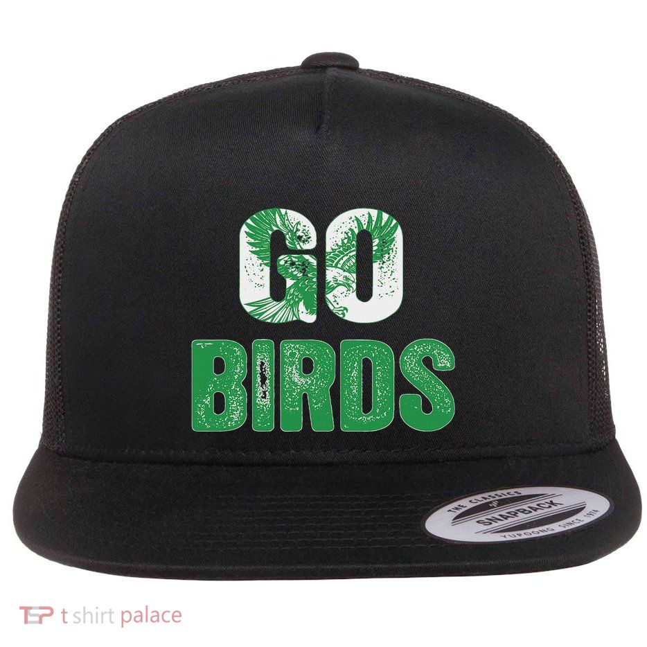 Go Flying Birds Sports Flat Bill Trucker Hat
