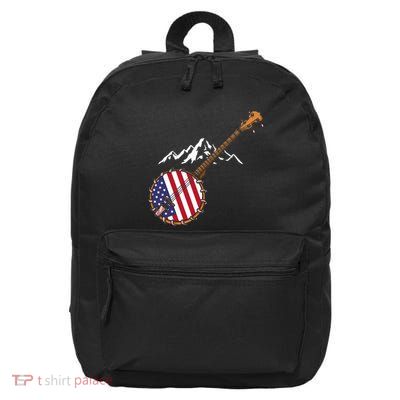 Gifts For Bluegrass Lovers Banjo Mandolin Kentucky 16 in Basic Backpack
