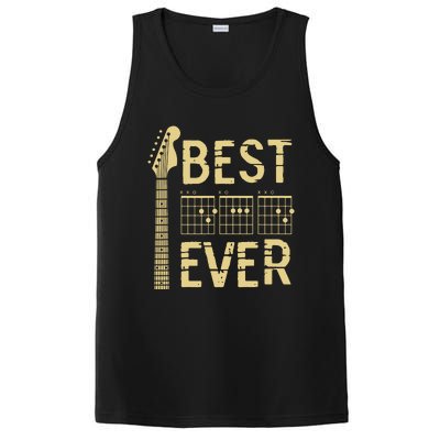 Guitarist Father Best Dad Ever D A D Chord Gifts Guitar PosiCharge Competitor Tank