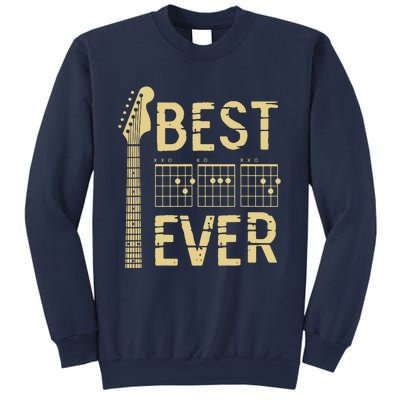 Guitarist Father Best Dad Ever D A D Chord Gifts Guitar Sweatshirt