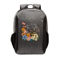 Grow Freely Bloom Wildly Wildflower Self Love Vector Backpack