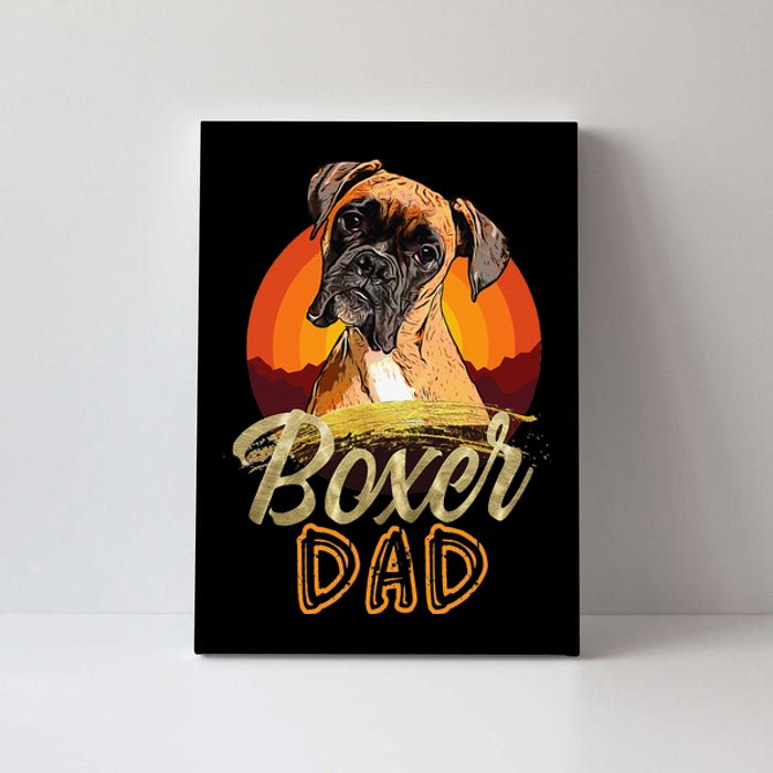 Gift For Boxer Lover Boxer Dad Canvas