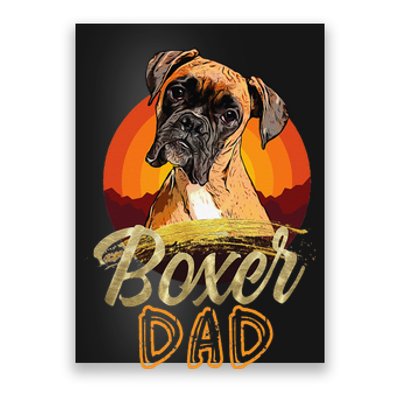 Gift For Boxer Lover Boxer Dad Poster