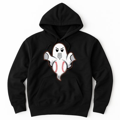 Ghost Forkball Baseball Pitch Fork Ball Strikeout Pitcher Hoodie