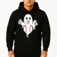 Ghost Forkball Baseball Pitch Fork Ball Strikeout Pitcher Hoodie