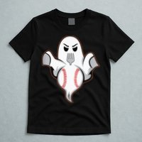 Ghost Forkball Baseball Pitch Fork Ball Strikeout Pitcher T-Shirt