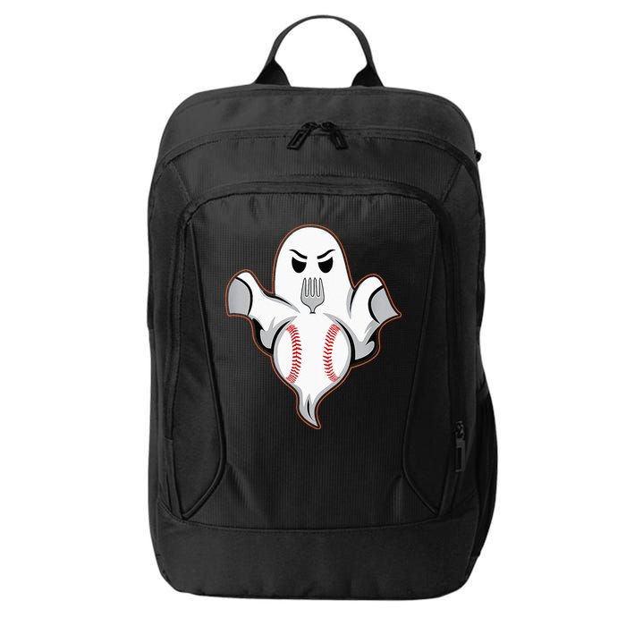 Ghost Forkball Baseball Pitch Fork Ball Strikeout Pitcher City Backpack