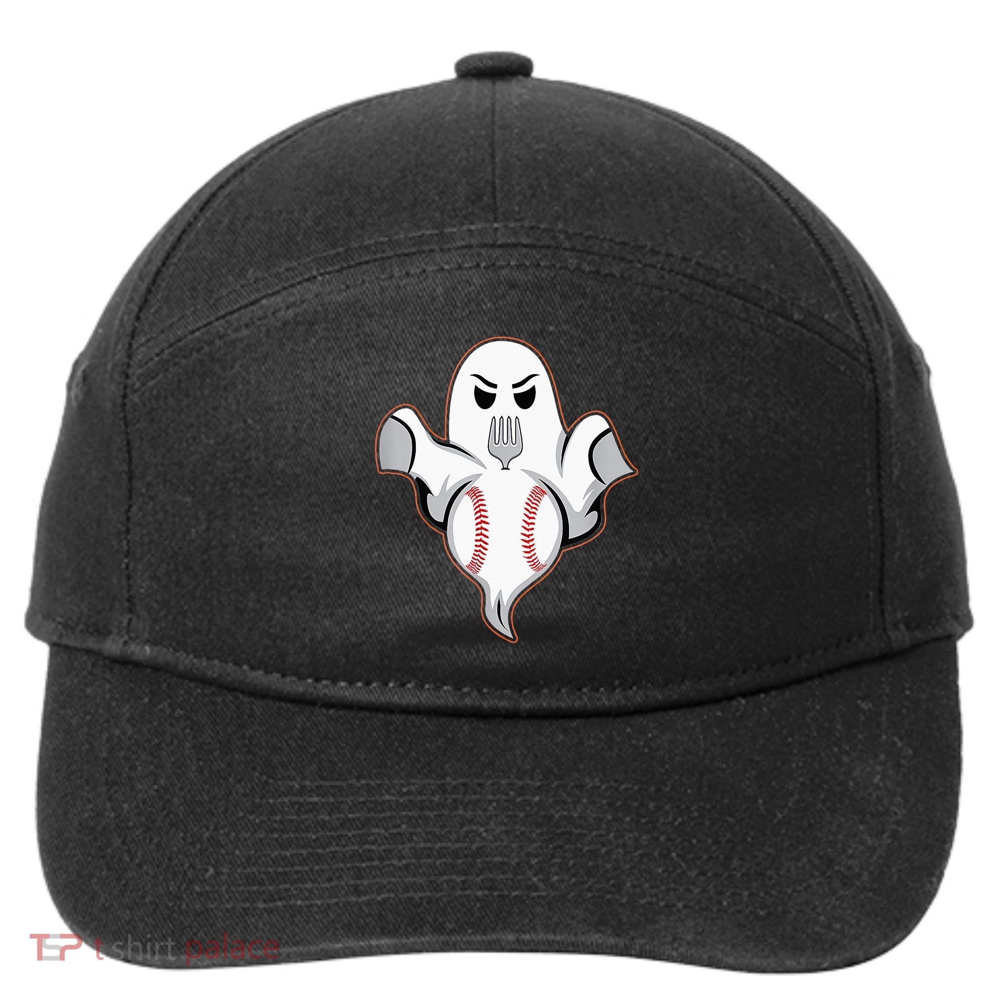 Ghost Forkball Baseball Pitch Fork Ball Strikeout Pitcher 7-Panel Snapback Hat