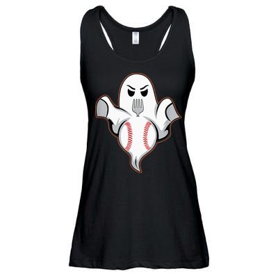 Ghost Forkball Baseball Pitch Fork Ball Strikeout Pitcher Ladies Essential Flowy Tank