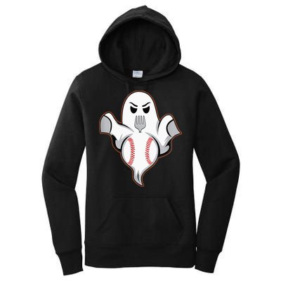 Ghost Forkball Baseball Pitch Fork Ball Strikeout Pitcher Women's Pullover Hoodie