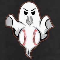 Ghost Forkball Baseball Pitch Fork Ball Strikeout Pitcher 25L Jumbo Tote
