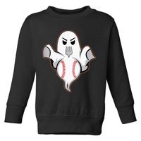 Ghost Forkball Baseball Pitch Fork Ball Strikeout Pitcher Toddler Sweatshirt