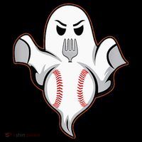 Ghost Forkball Baseball Pitch Fork Ball Strikeout Pitcher Toddler Hoodie