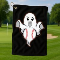 Ghost Forkball Baseball Pitch Fork Ball Strikeout Pitcher Golf Towel