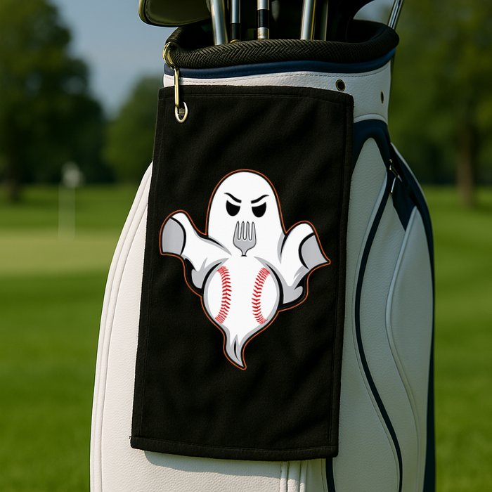 Ghost Forkball Baseball Pitch Fork Ball Strikeout Pitcher Golf Towel