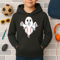Ghost Forkball Baseball Pitch Fork Ball Strikeout Pitcher Kids Hoodie