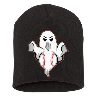 Ghost Forkball Baseball Pitch Fork Ball Strikeout Pitcher Short Acrylic Beanie