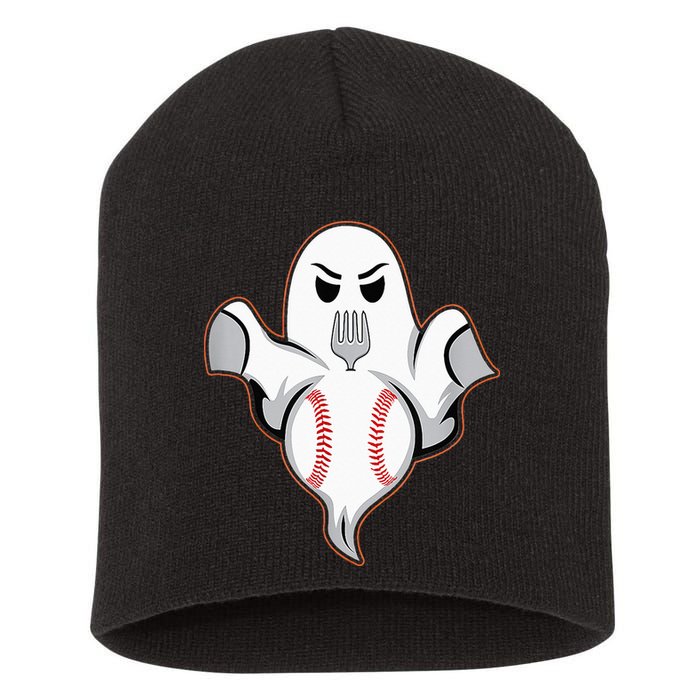 Ghost Forkball Baseball Pitch Fork Ball Strikeout Pitcher Short Acrylic Beanie