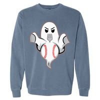 Ghost Forkball Baseball Pitch Fork Ball Strikeout Pitcher Garment-Dyed Sweatshirt