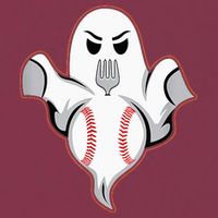 Ghost Forkball Baseball Pitch Fork Ball Strikeout Pitcher 16oz Travel Tumbler