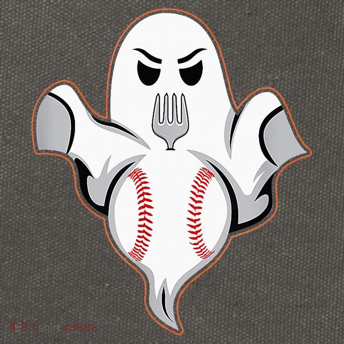 Ghost Forkball Baseball Pitch Fork Ball Strikeout Pitcher Cotton Canvas Backpack