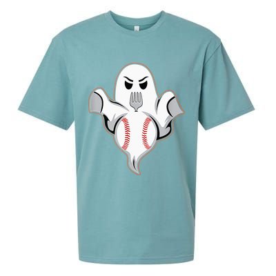 Ghost Forkball Baseball Pitch Fork Ball Strikeout Pitcher Sueded Cloud Jersey T-Shirt