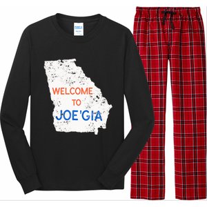 Georgia Flips Blue Atlanta Flips Pro Biden Joe Biden Long Sleeve Pajama Set