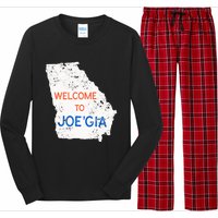 Georgia Flips Blue Atlanta Flips Pro Biden Joe Biden Long Sleeve Pajama Set