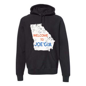 Georgia Flips Blue Atlanta Flips Pro Biden Joe Biden Premium Hoodie