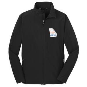 Georgia Flips Blue Atlanta Flips Pro Biden Joe Biden Core Soft Shell Jacket