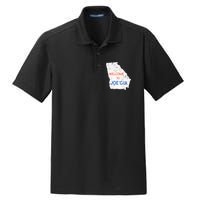 Georgia Flips Blue Atlanta Flips Pro Biden Joe Biden Dry Zone Grid Polo