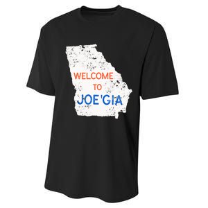 Georgia Flips Blue Atlanta Flips Pro Biden Joe Biden Performance Sprint T-Shirt