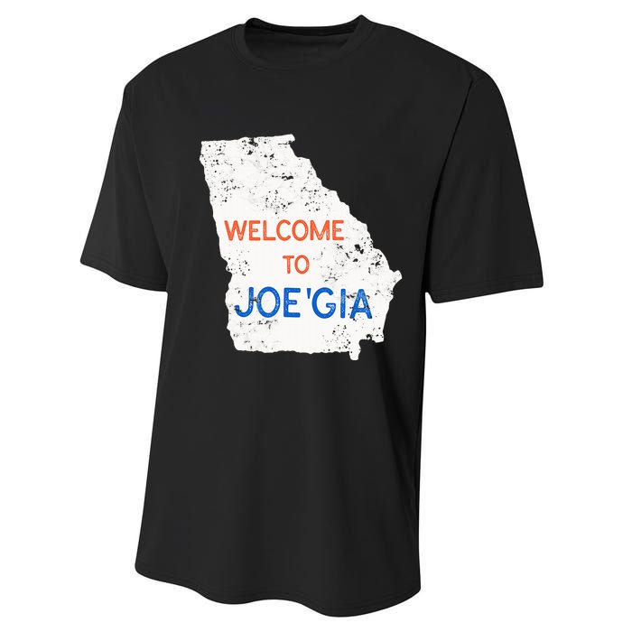 Georgia Flips Blue Atlanta Flips Pro Biden Joe Biden Performance Sprint T-Shirt