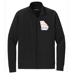 Georgia Flips Blue Atlanta Flips Pro Biden Joe Biden Stretch Full-Zip Cadet Jacket