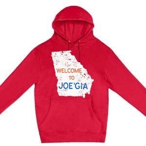 Georgia Flips Blue Atlanta Flips Pro Biden Joe Biden Premium Pullover Hoodie