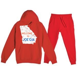 Georgia Flips Blue Atlanta Flips Pro Biden Joe Biden Premium Hooded Sweatsuit Set