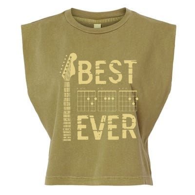 Guitarist Father Best Dad Ever D A D Chord Gifts Guitar Garment-Dyed Women's Muscle Tee