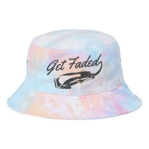 Get Faded Barber Hairdresser Hairdresser Fadecut Funny Gift Tie Dye Newport Bucket Hat