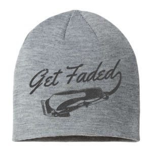 Get Faded Barber Hairdresser Hairdresser Fadecut Funny Gift Sustainable Beanie