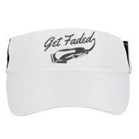 Get Faded Barber Hairdresser Hairdresser Fadecut Funny Gift Adult Drive Performance Visor