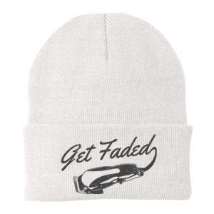 Get Faded Barber Hairdresser Hairdresser Fadecut Funny Gift Knit Cap Winter Beanie