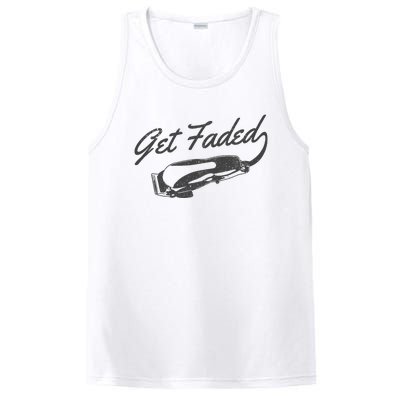 Get Faded Barber Hairdresser Hairdresser Fadecut Funny Gift PosiCharge Competitor Tank