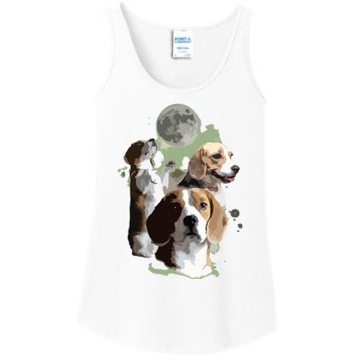 Gifts For Beagle Lovers Dog Mom Funny Anatomy Of A Beagle Ladies Essential Tank